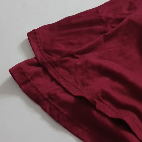 MARCELLE Elegant Red Maxi Skirt - Picture 10 of 10